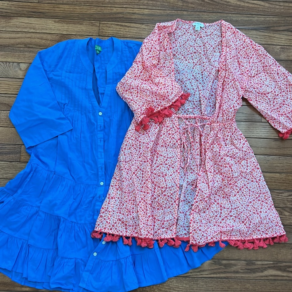 2 J. Crew Swim Cover ups